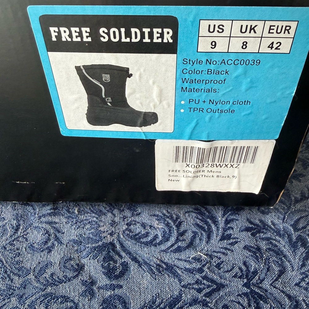 Women's Black Waterproof Winter Boots